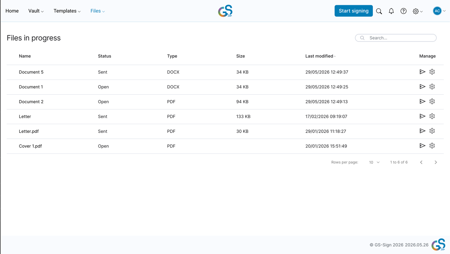Real-Time Tracking dashboard screenshot